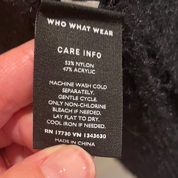 Who What Wear: Color Block Cardigan, XXL - Picture 3 of 4